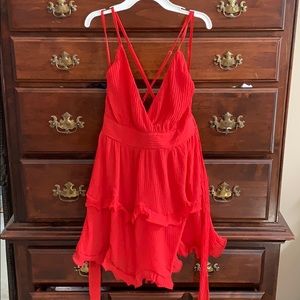 Red dress